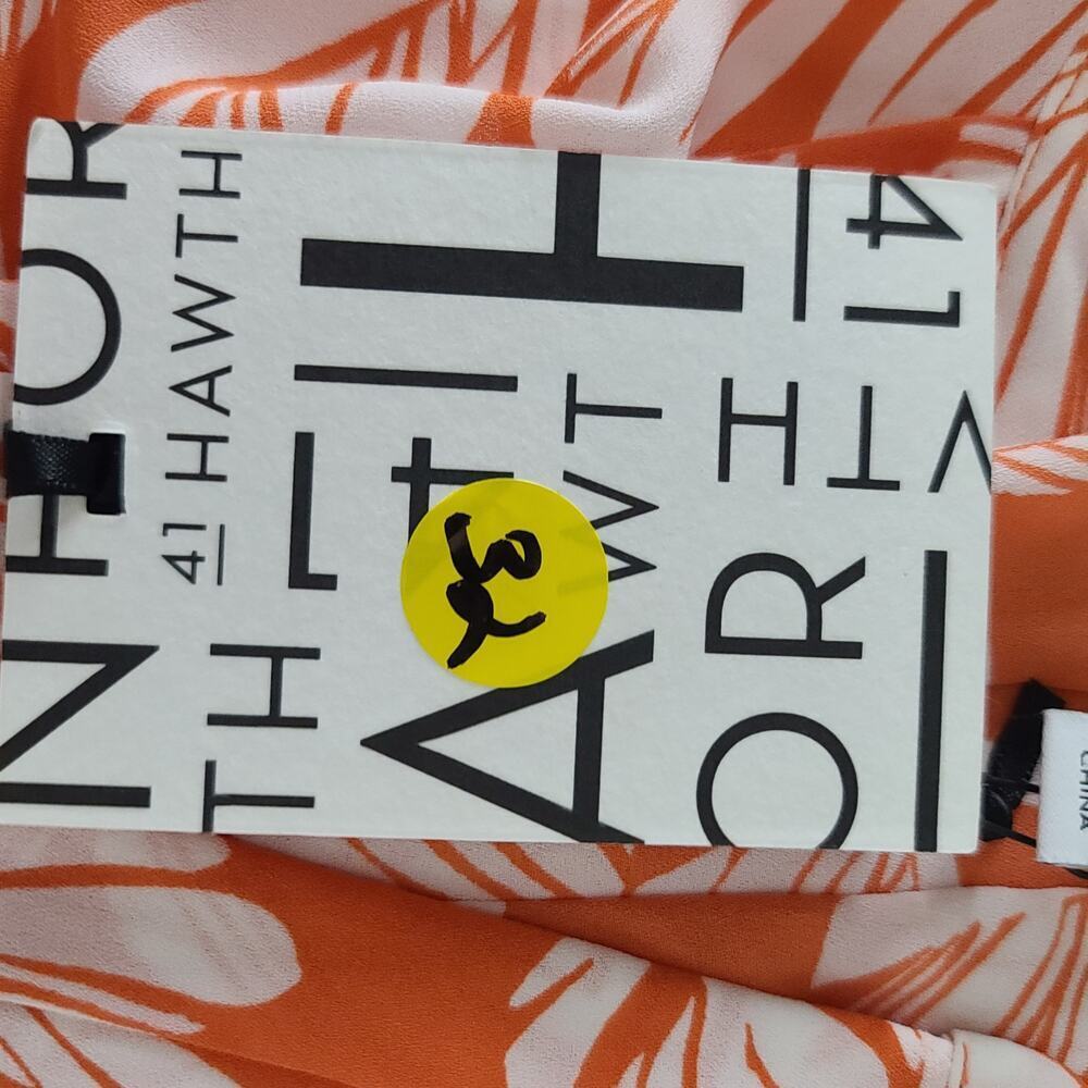 41 Hawthorn Stitch Fix tropical print orange tank size small Resort wear office - Picture 5 of 7